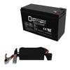 Mighty Max Battery 12V 7.2AH Battery for Vikingm F-1 Swing Gate Opener + 12V Charger view 1