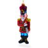 BestPysanky Nutcracker Soldier Glass Christmas Ornament view 1