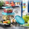 Bormioli Rocco Frigoverre Set of 5 Glass Food Storage Container Transparent 388840-SK5 Transparent view 3