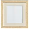 FRAMES BY POST Deep Grain Picture Photo Frame, Recycled Plastic, Light Brown with Ivory Mount, 14 x 8 Image Size 10 x 4 Inch view 1