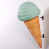 LM Treasures Ice Cream Cone One Scoop Mint Green Hanging Restaurant Prop Decor Resin Statue view 4