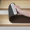 House, Home and More Set of 12 Adhesive Carpet Stair Treads - Chocolate Brown - 8 Inches X 27 Inches view 3