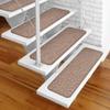 House, Home and More Set of 12 Adhesive Carpet Stair Treads - Praline Brown - 8 Inches X 23.5 Inches view 2