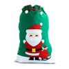 eBuyGB Giant Father Christmas Santa Sack, Polyester, Green view 2