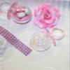 Pink Pacifier Shaped Baby Shower Favor Box for a Girl by FavorOnline view 2
