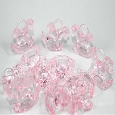 1 Pink Acrylic Rocking Horse Baby Shower Favors- 144 Pieces by Unknown