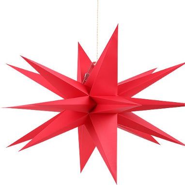 Annaberg Folded Star Red - 70 cm / 27.6 inch