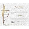 Religious Supply Parchment Line Baptism Certificates view 1