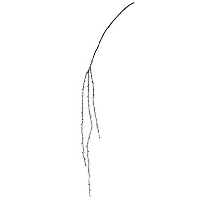 47" Beaded Ice Hanging Spray Brown Ice(Pack of 24)