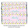 25 Baby Shower Candy Wrappers, Butterfly baby shower favors view 1