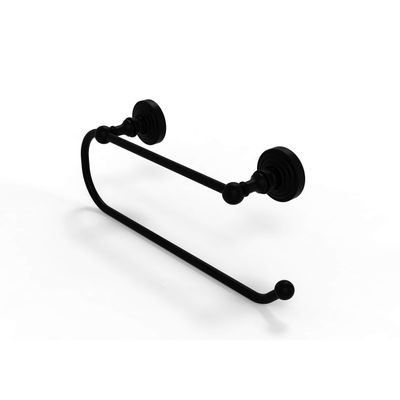 Allied Brass WP-25EW-BKM Waverly Place Wall Mounted Paper Towel Holder, Matte Black