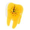 airgoesin Desk Table Clock Tooth Molar Shape Dental Dentistry Office Doctor Decoration - Yellow view 1