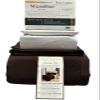 7- Pcs Bed Spread Set- King- Chocolate-Checkered Quilted Wrinkle-Free Microfiber Includes 3-Pcs Coverlets Set and 4-Pcs Sheet Set view 2
