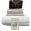 5- Pcs Bed Spread Set- Twin - White-Checkered Quilted Wrinkle-Free Microfiber Includes 2-Pcs Coverlets Set and 3-Pcs Sheet Set view 2