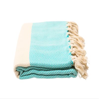 Remodo Turquoise Peshmatel Blanket