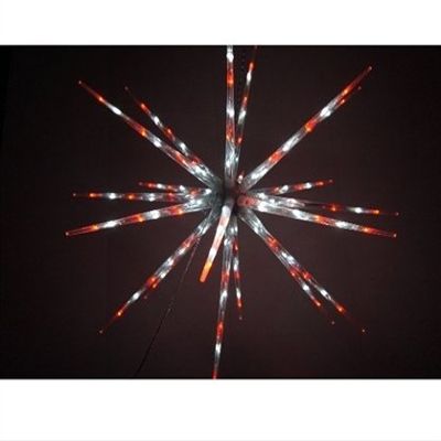 DormCo Red and White Starburst Light with 8 Functions