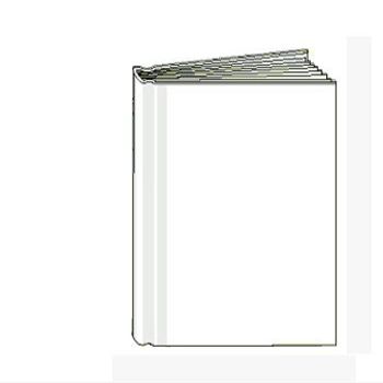 2 X White Hardcover Blank Book, 6"W X 8"H, 14 Blank Pages; no. ASH10700