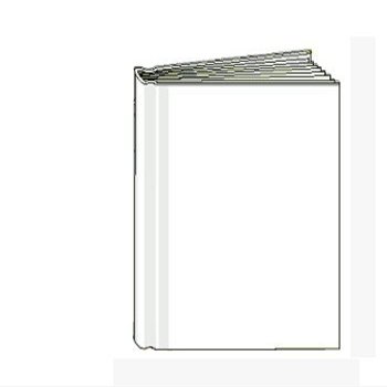 2 X White Hardcover Blank Book, 6"W X 8"H, 14 Blank Pages; no. ASH10700