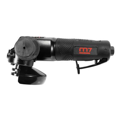 M7 4"" Pneumatic Angle Grinder with 1.3 hp Motor and Auxiliary Handle (QB-7114SH)