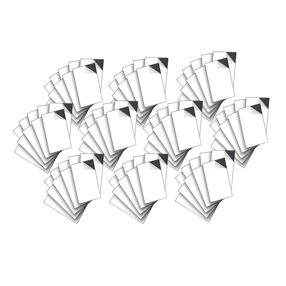 300 Pack 2x 3.5" Magnetic Business Card Magnet Stick On Adhesive Backing Magnetize Metal Surface Peel and Stick for Real Estate Agents Special Event Reminder Home Repair Service by Marketing Holders