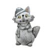 Northlight 18" Snow Dusted Glitter Silver Fox Christmas Tabletop Decoration view 1
