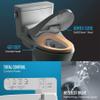 TOTO SW2014#01 A100 WASHLET Electronic Bidet Toilet Seat with SoftClose Lid, Elongated, Cotton White view 2