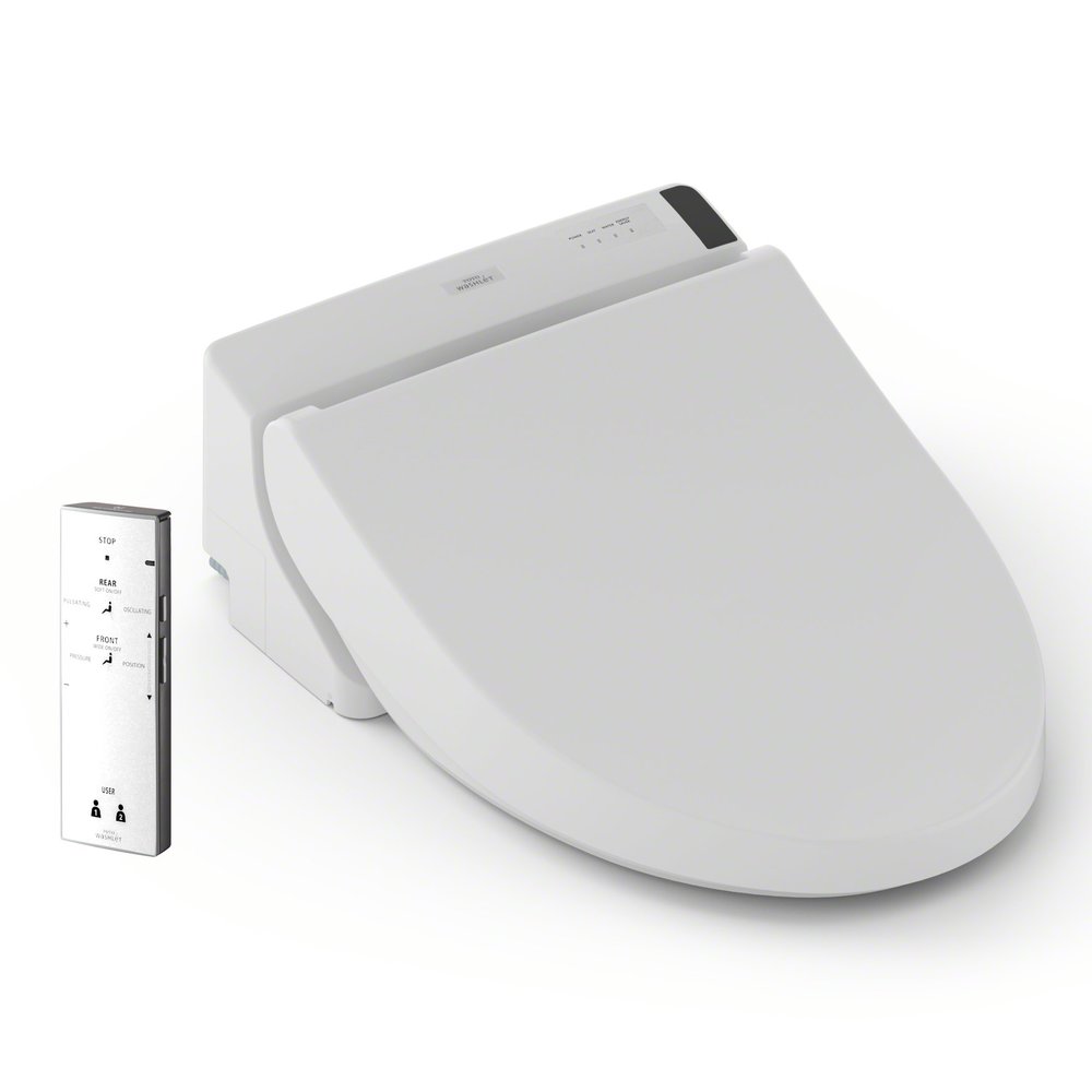 TOTO SW2024#01 A200 WASHLET Electronic Bidet Toilet Seat with SoftClose Lid, Elongated, Cotton White