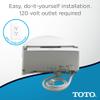 TOTO SW2024#01 A200 WASHLET Electronic Bidet Toilet Seat with SoftClose Lid, Elongated, Cotton White view 2