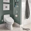 TOTO SW2024#01 A200 WASHLET Electronic Bidet Toilet Seat with SoftClose Lid, Elongated, Cotton White view 4