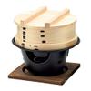 Yamako 20370 Cypress and Wappaceiro Set, B, Beautiful Stove Set for Water Infusion, Large view 1