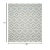 SAFAVIEH Washable Rug Outdoor Courtyard Collection - 9' x 12', Grey & Blue, Non-Shedding & Easy Cleaning, Ideal for Patio, Backyard, Mudroom (CY8463-37212) view 2