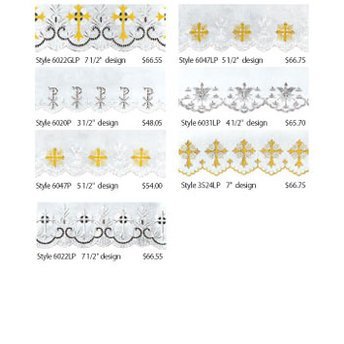 Religious Supply Embroidered Altar Linens for Altar Cloths