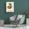 Trademark Fine Art Guatemala Watercolor Map by Michael Tompsett, 18X24-Inch view 4