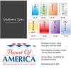 Purest Of America 10 Inch Memory Foam Mattress with Fabric (King) view 3