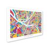 Trademark Fine Art Pittsburgh Pennsylvania Street Map II by Michael Tompsett, 18X24-Inch view 2