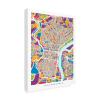 Trademark Fine Art Philadelphia Pennsylvania Street Map III by Michael Tompsett, 18X24-Inch view 1