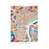 Trademark Fine Art Philadelphia Pennsylvania Street Map III by Michael Tompsett, 18X24-Inch view 2