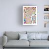 Trademark Fine Art Philadelphia Pennsylvania Street Map III by Michael Tompsett, 18X24-Inch view 3