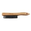 Allway WB416 Wire Brush, Wood Handle, 4 x 16 Rows - Quantity 6 view 1