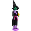 Northlight 14" Black and Green Witch Jack-O-Lantern Halloween Nutcracker with Broom view 4