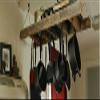 4' Reclaimed Barnwood Rustic Ladder view 3