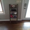 4' Reclaimed Barnwood Rustic Ladder view 4