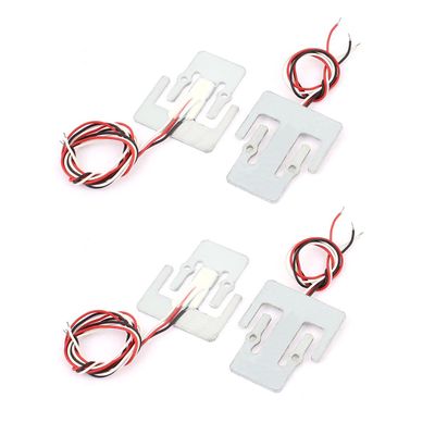Uxcell a15072900ux0605 4 Piece Weighing Sensor Resistance Strain Half-Bridge, Total 20 kg