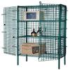 Omega 14" Deep x 36" Wide x 63" High Freezer Security Cage with 2 Interior Shelves view 1