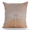 The HomeCentric Custom Pillow Case, Beige Throw Pillows Cover Couch, Beaded Tree Throw Pillows Cover, 14x14 inch (35x35 cm) Pillows Cover, Cotton Linen Throw Pillows Cover, Floral - Fragrant Dream view 1