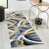 2305 Geometric Abstract Yellow 2x7 Area Rugs for Entryway view 1