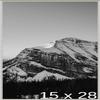 Frame It Easy 15 x 28 Gloss Silver Metal Frame (Ashford) view 1