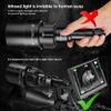 UniqueFire 1605 850nm IR Illuminator Flashlight Lights for Night Vision Zoomable Infrared Flashlight Illuminator with Dual Control Remote Pressure Switch and Scope Mount Set view 2