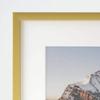 Frame It Easy 15 x 28 Satin Gold Metal Frame (Ashford) view 2