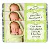 25 New Baby or Baby Shower Candy Wrappers, Birth Announcement Custom Wrappers view 1